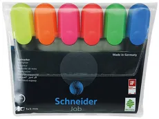Zestaw zakreślaczy Schneider Job, 1-5 mm, 6 szt., miks kolorów