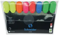 Zestaw zakreślaczy Schneider Job 1-5 mm 8 sztuk miks kolorów