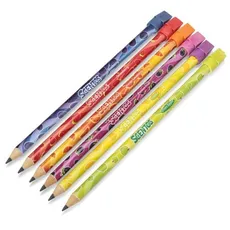 Pachnące ołówki HB z gumką Scentos 6 sztuk - Outlet