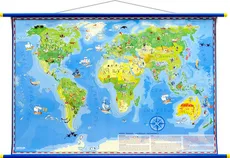 Świat Młodego Odkrywcy MIDI mapa ścienna dla dzieci
