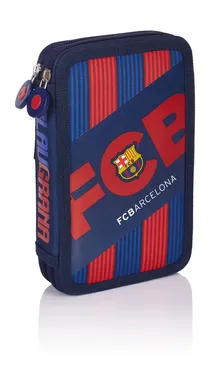 Piórnik podwójny z wyposażeniem FC Barcelona Barca Fan 5