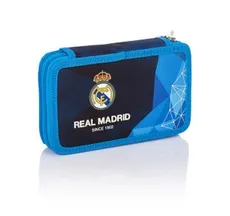 Piórnik podwójny z wyposażeniem Real Madrid