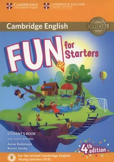 Fun for Starters Student's Book + Online Activities - Anne Robinson, Karen Saxby