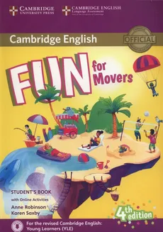 Fun for Movers Student's Book + Online Activities - Anne Robinson, Karen Saxby