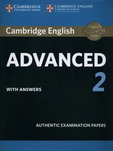 Cambridge English Advanced 2 Student's Book with answers - Outlet