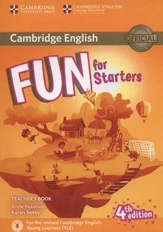 Fun for Starters Teacher’s Book + Downloadable Audio - Outlet - Anne Robinson, Karen Saxby