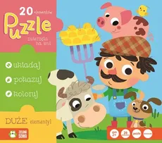 Puzzle 20 elementów Zwierzęta na wsi