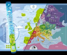 Mapa zdrapka Europa