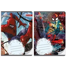 Zeszyt A5 w kratkę 32 kartki Spiderman 10 sztuk