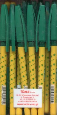 Długopis Sunny zielony 30 sztuk