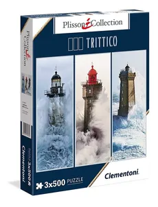Puzzle Plisson Collection Trittico Lighthouses 3x500