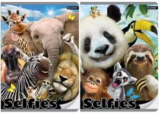 Zeszyt A5 Selfies w kratkę 32 kartki 10 sztuk