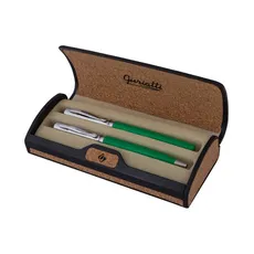 Guriatti komplet pióro + długopis Gianna zielony