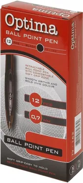 Długopis kulkowy TY 165, 0.7mm czarny 12 sztuk
