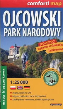 Ojcowski Park Narodowy mapa kieszonkowa 1:25000