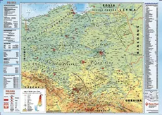 Podkład dwustronny z mapą Polski