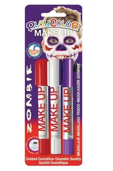 Farby do twarzy PlayColor Make up 3 kolory Zombi - Outlet