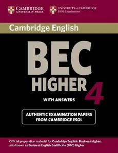 Cambridge BEC Higher 4 Student's Book with answers