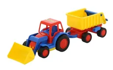 Basics traktor-ładowarka z przyczepą