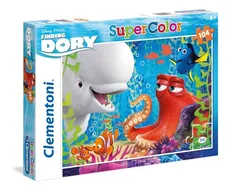 Puzzle Supercolor Gdzie jest Dory 104