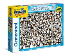 Puzzle Impossible Pingwiny z Madagaskaru 1000