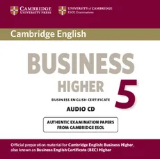Cambridge English Business Higher 5 Audio CD - Outlet