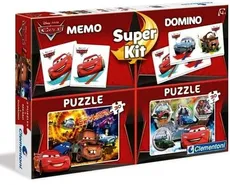 SuperKit Cars 3 Puzzle 2x30 + Memo + Domino