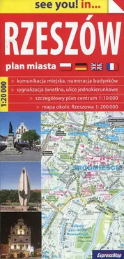 Rzeszów plan miasta 1:20 000