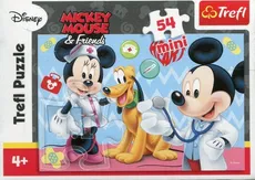 Puzzle 54 Mini Myszka Miki i Przyjaciele Miki i Pluto - Outlet