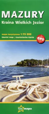 Mazury Kraina Wielkich Jezior mapa turystyczna 1:75 000
