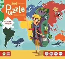 Puzzle 300 Mapa świata