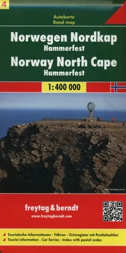 Norwegia Nordkap, Hammerfest, 1:400 000