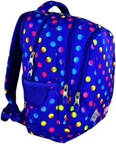 Plecak 3-komorowy Neon Dots