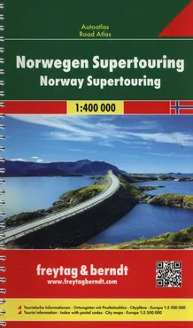 Atlas samochodowy Norwegia 1:400 000