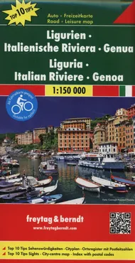 Ligurien Italienische Riviera Genua 1:150 000
