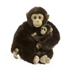 WWF Szympans mama z dzieckiem 30 cm