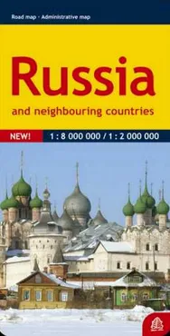 Rosja mapa samochodowa 1:8 000 000 / 1:2 000 000 - Outlet