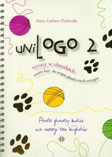 UniLogo 2 wyrazy w obrazkach Zestaw kart do terapii głosek trzech szeregów - Outlet - Anna Lubner-Piskorska