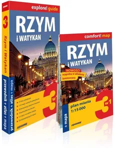 Rzym i Watykan explore! Guide 3w1: przewodnik + atlas + mapa