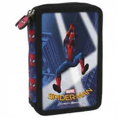 Piórnik z wyposażeniem dwukomorowy Spider-Man