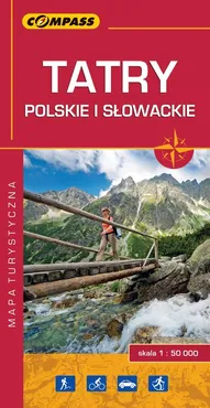 Tatry polskie i słowackie mapa laminowana