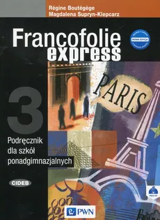 Francofolie express 3 Podręcznik + CD - Outlet - Regine Boutegege, Magdalena Supryn-Klepcarz