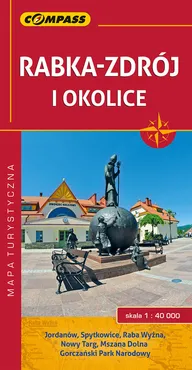 Rabka-Zdrój i okolice mapa turystyczna 1:40 000
