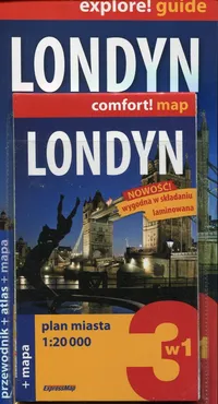 Londyn 3w1 przewodnik atlas mapa - Maria Galek-Tanaka, Joanna Moczyńska