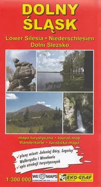 Dolny Śląsk mapa turystycznya 1:300 000