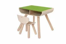 Stół i krzesełko kolor zielony
