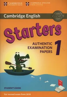 Cambridge English Starters 1 Student's Book Authentic Examination Papers