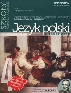 Język polski 4 Podręcznik Zakres podstawowy i rozszerzony - Outlet - Katarzyna Budna, Jolanta Manthey