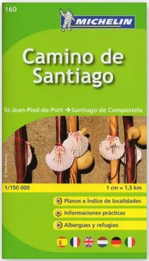 Camino de Santiago 1:150 000