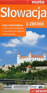 Słowacja mapa samochodowa 1:280 000 - Outlet